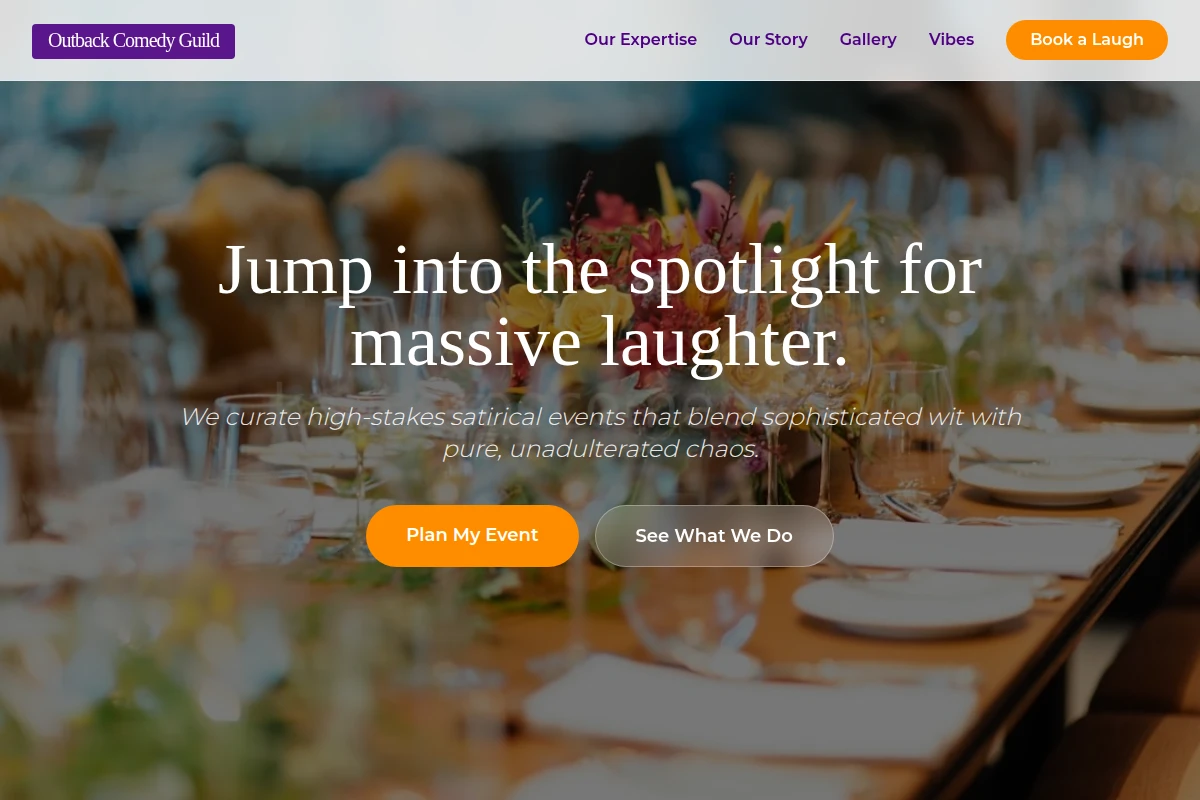 Satire Event Planning
