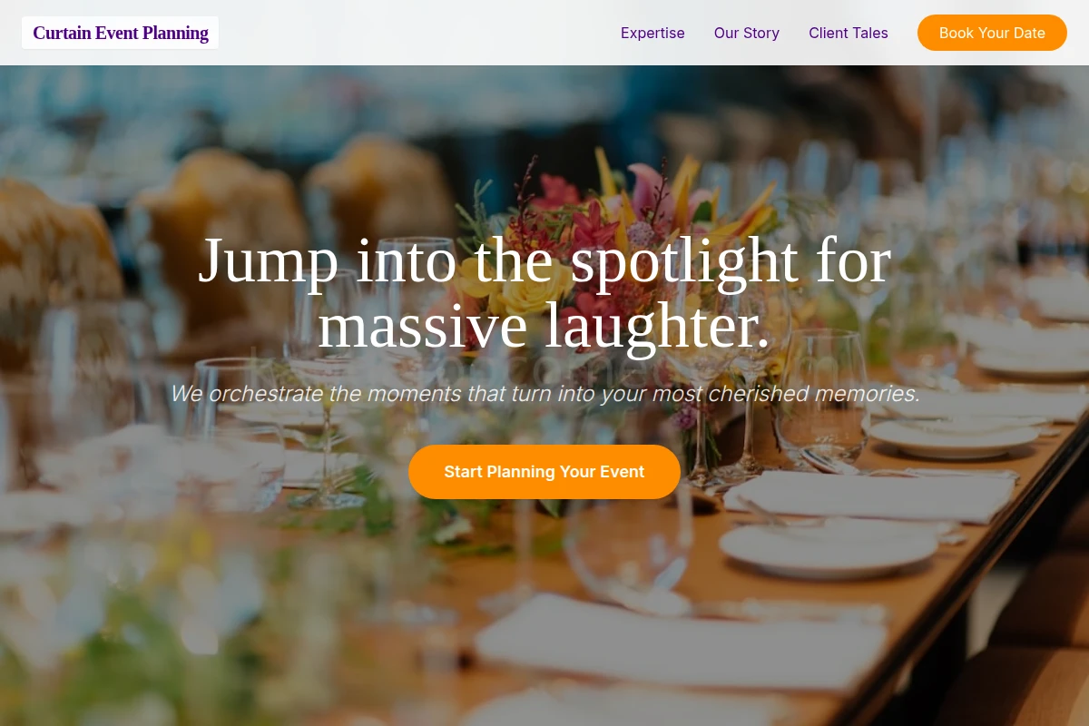 Curtain Event Planning
