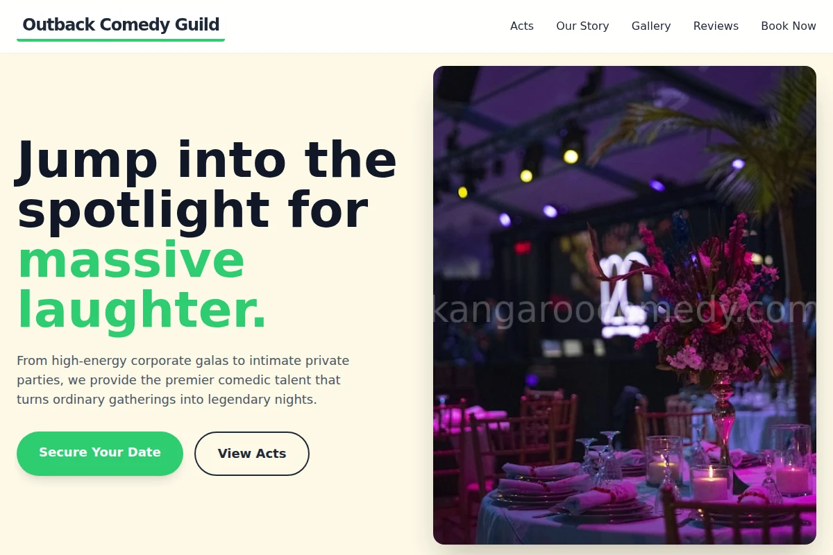 Entertainer Event Planning