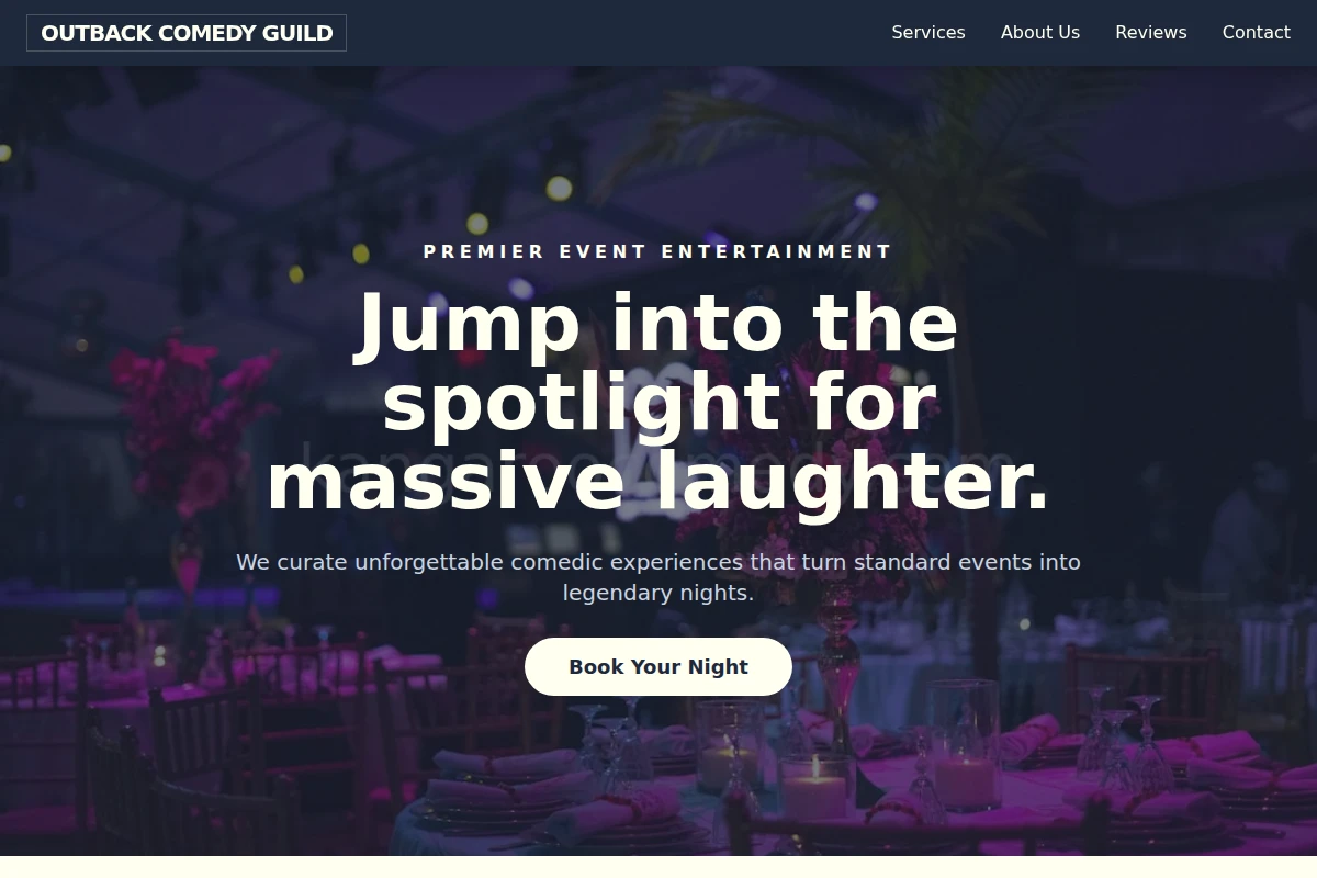 Comedian Event Planning