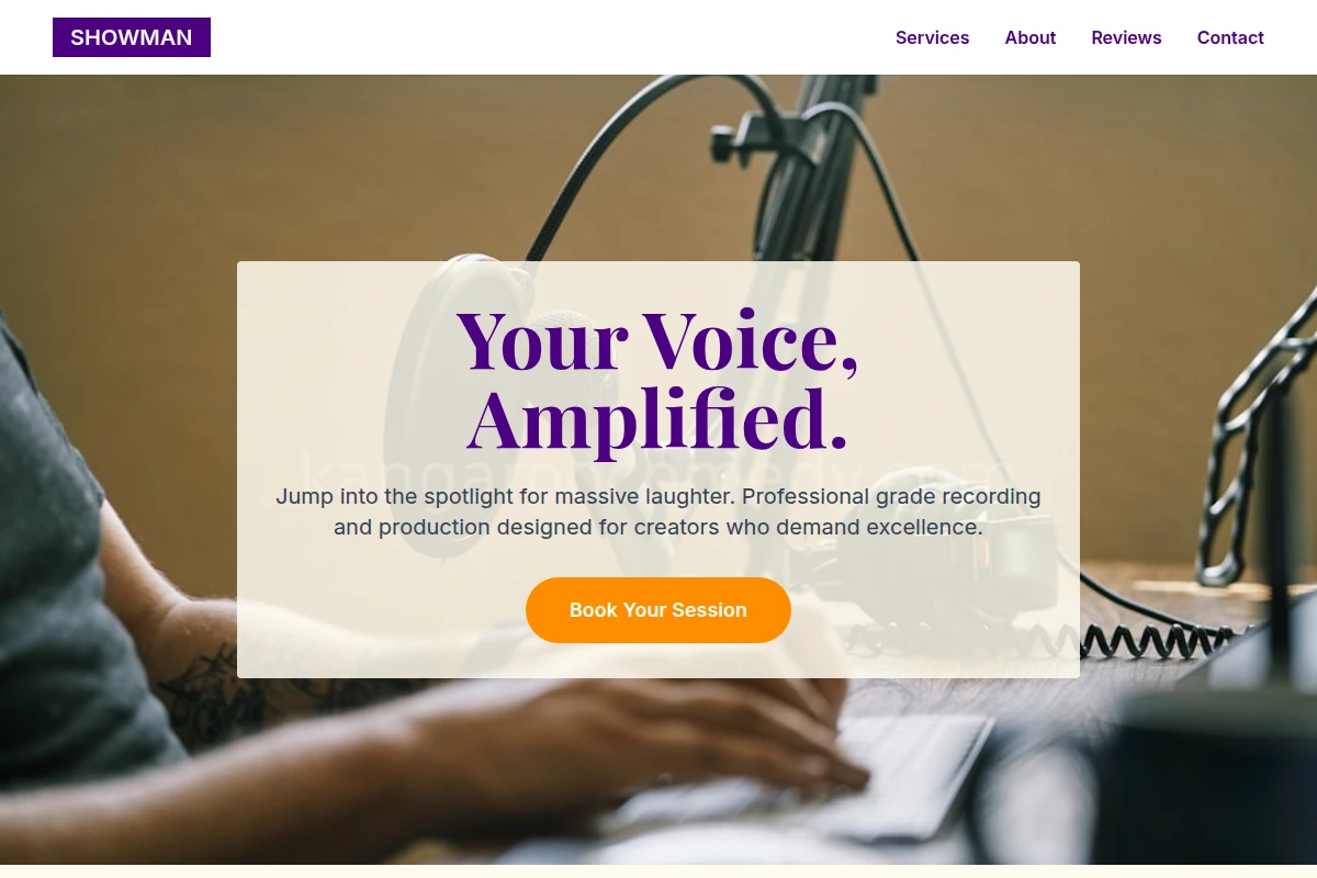 Showman Podcast Studio