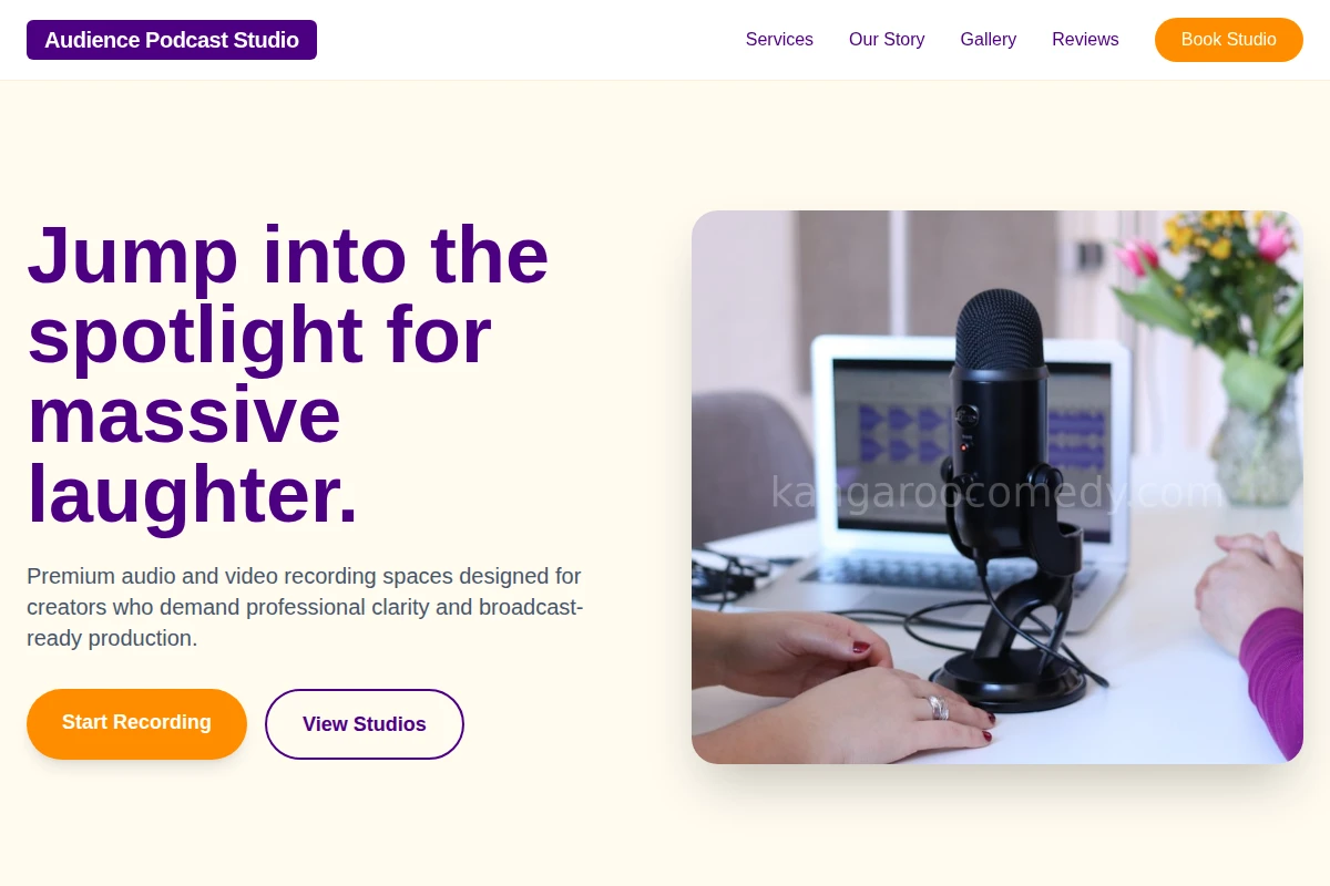 Audience Podcast Studio