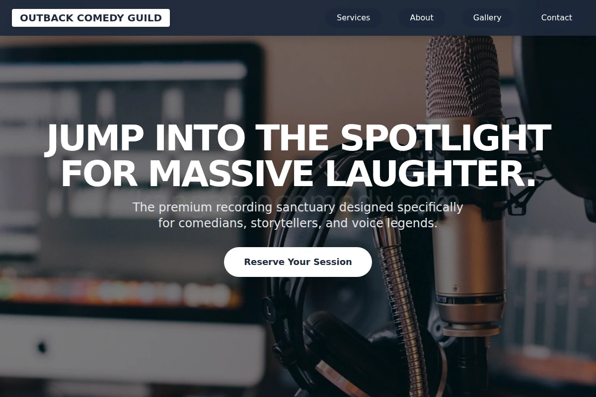 Comedian Podcast Studio