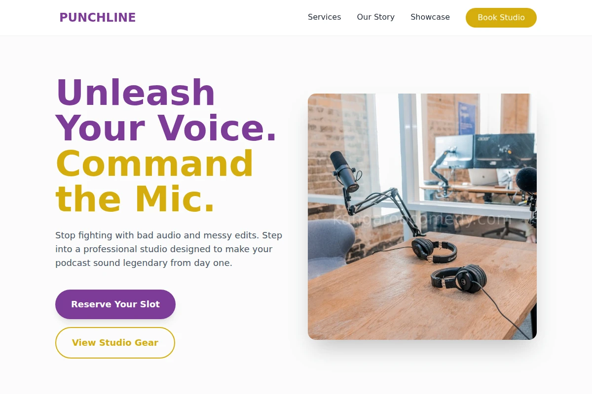 Punchline Podcast Studio
